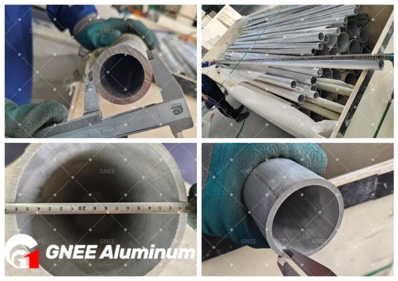 Aluminum tube size inspection Aluminum tube size inspection